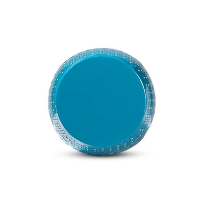 Lavinia Modern and Contemporary Blue Finished Metal Outdoor Side Table