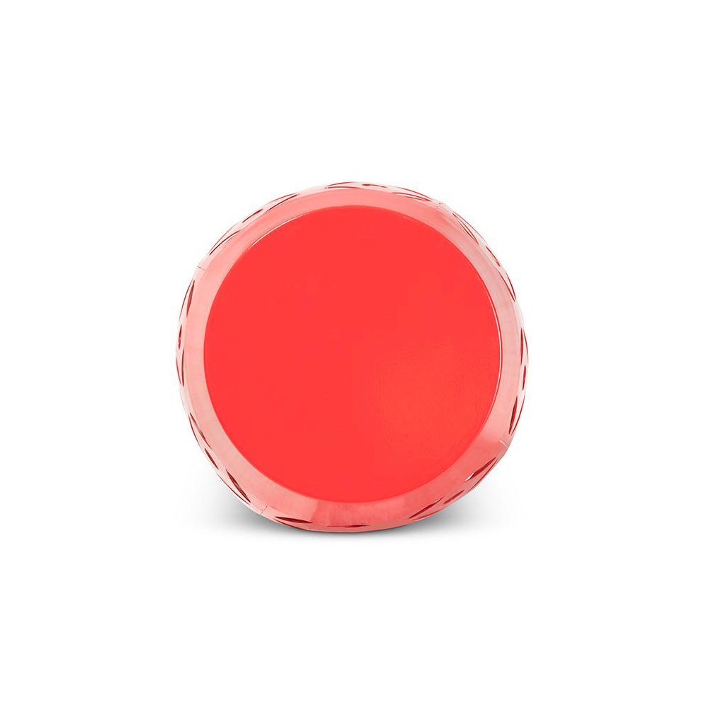 Hallie Modern and Contemporary Red Finished Metal Outdoor Side Table