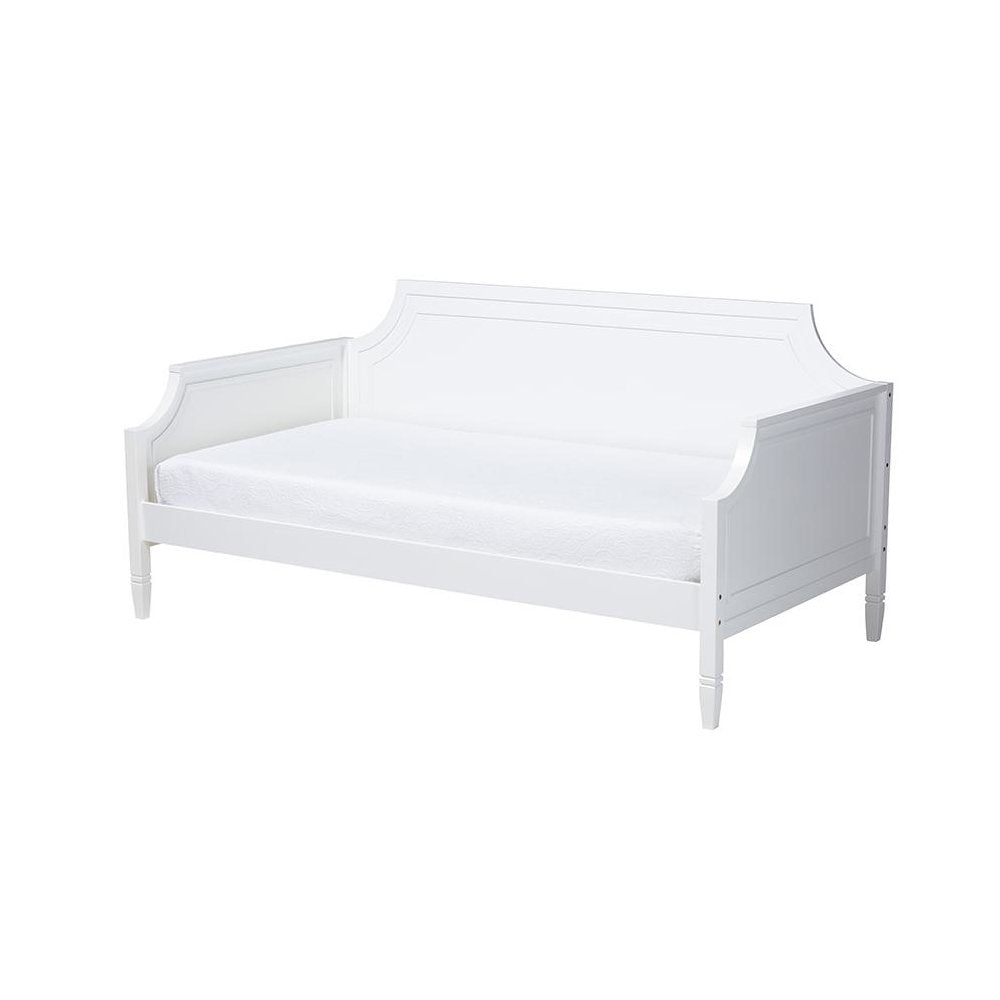 Mariana Classic and Traditional White Finished Wood Full Size Daybed