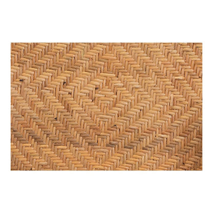 bali & pari Orchard Modern Bohemian Natural Brown Rattan Bar Stool