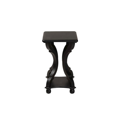 Baxton Studio Cianna Classic and Traditional Black Wood End Table