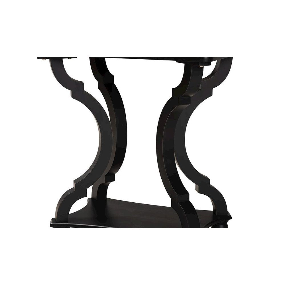 Baxton Studio Cianna Classic and Traditional Black Wood End Table