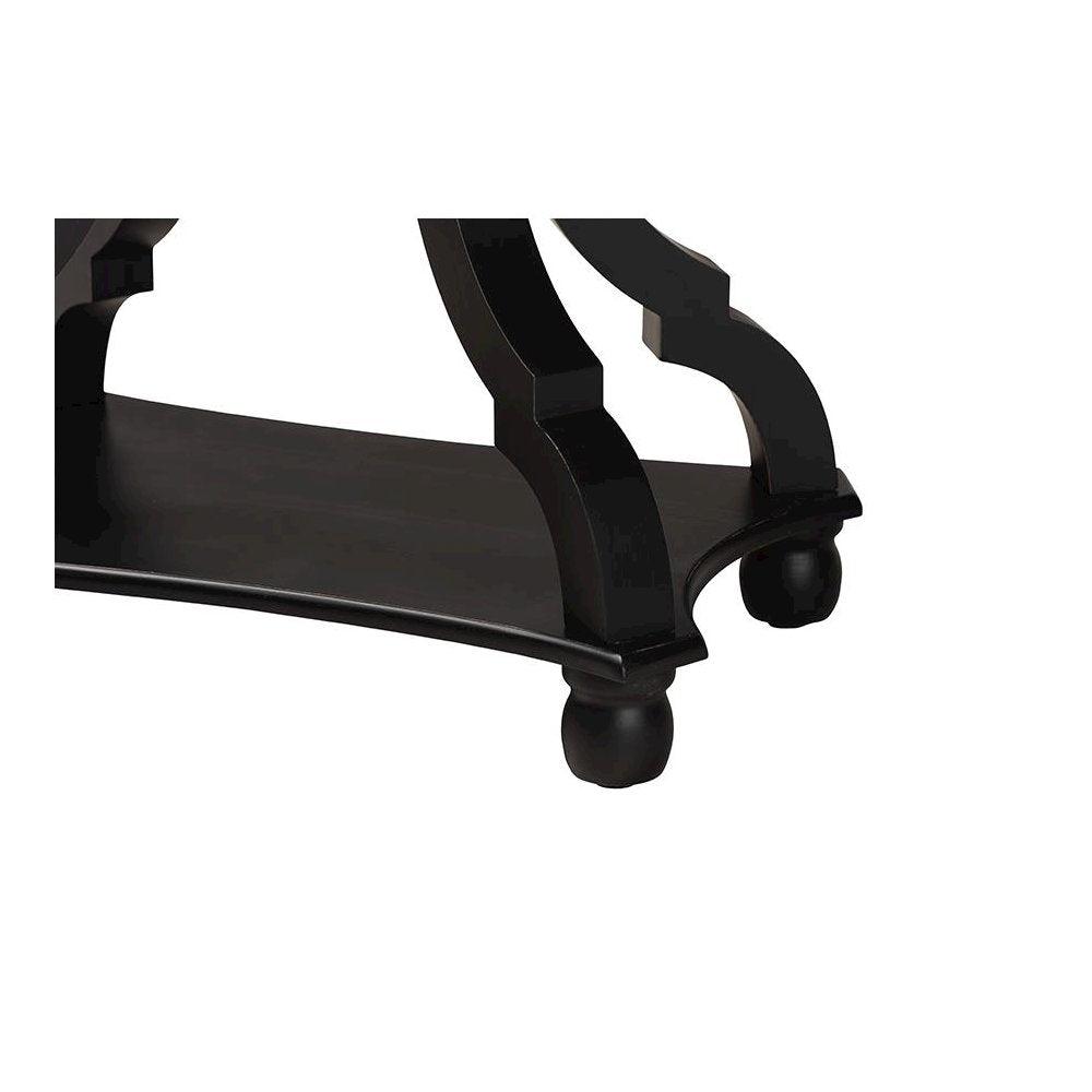 Baxton Studio Cianna Classic and Traditional Black Wood End Table