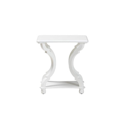 Baxton Studio Cianna Classic and Traditional White Wood End Table