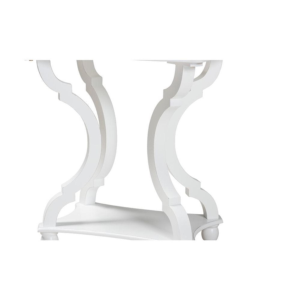 Baxton Studio Cianna Classic and Traditional White Wood End Table