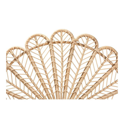 Bohemian Natural Brown Rattan Queen Size Standalone Headboard