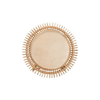 bali & pari Elani Modern Bohemian Natural Rattan Coffee Table