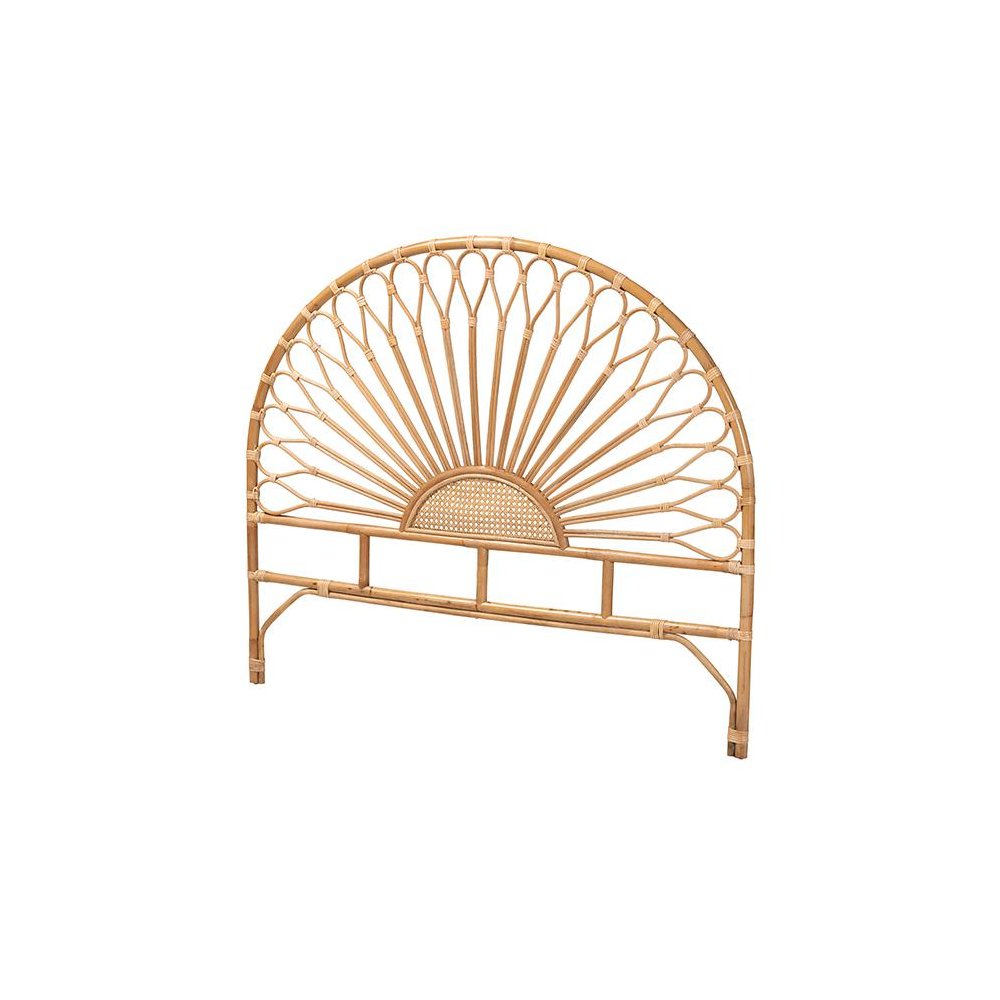 Bohemian Natural Rattan King Size Standalone Headboard