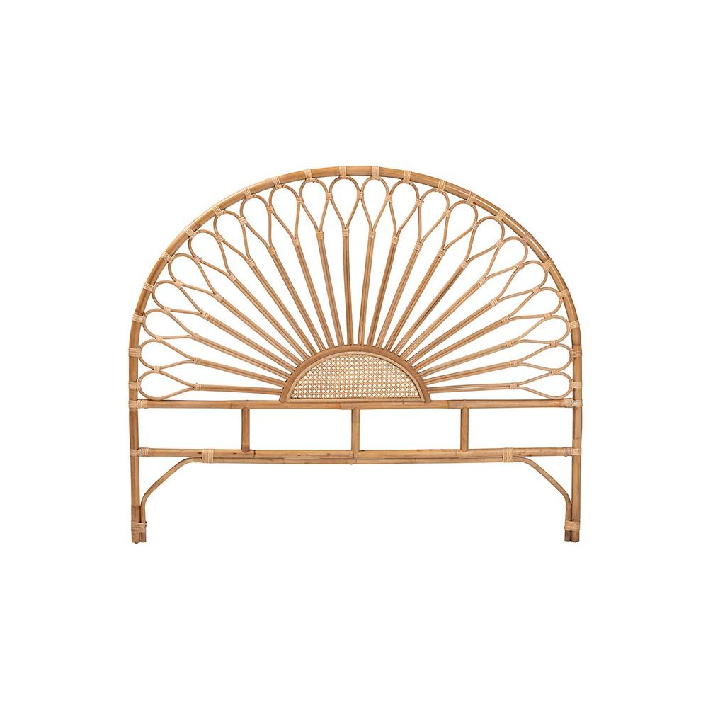 Bohemian Natural Rattan King Size Standalone Headboard