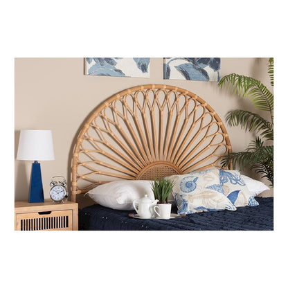 Bohemian Natural Rattan King Size Standalone Headboard