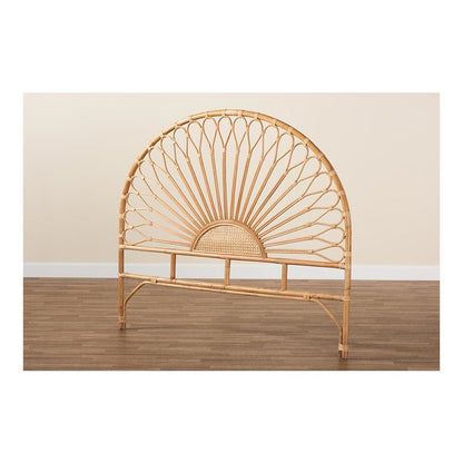 Bohemian Natural Rattan King Size Standalone Headboard