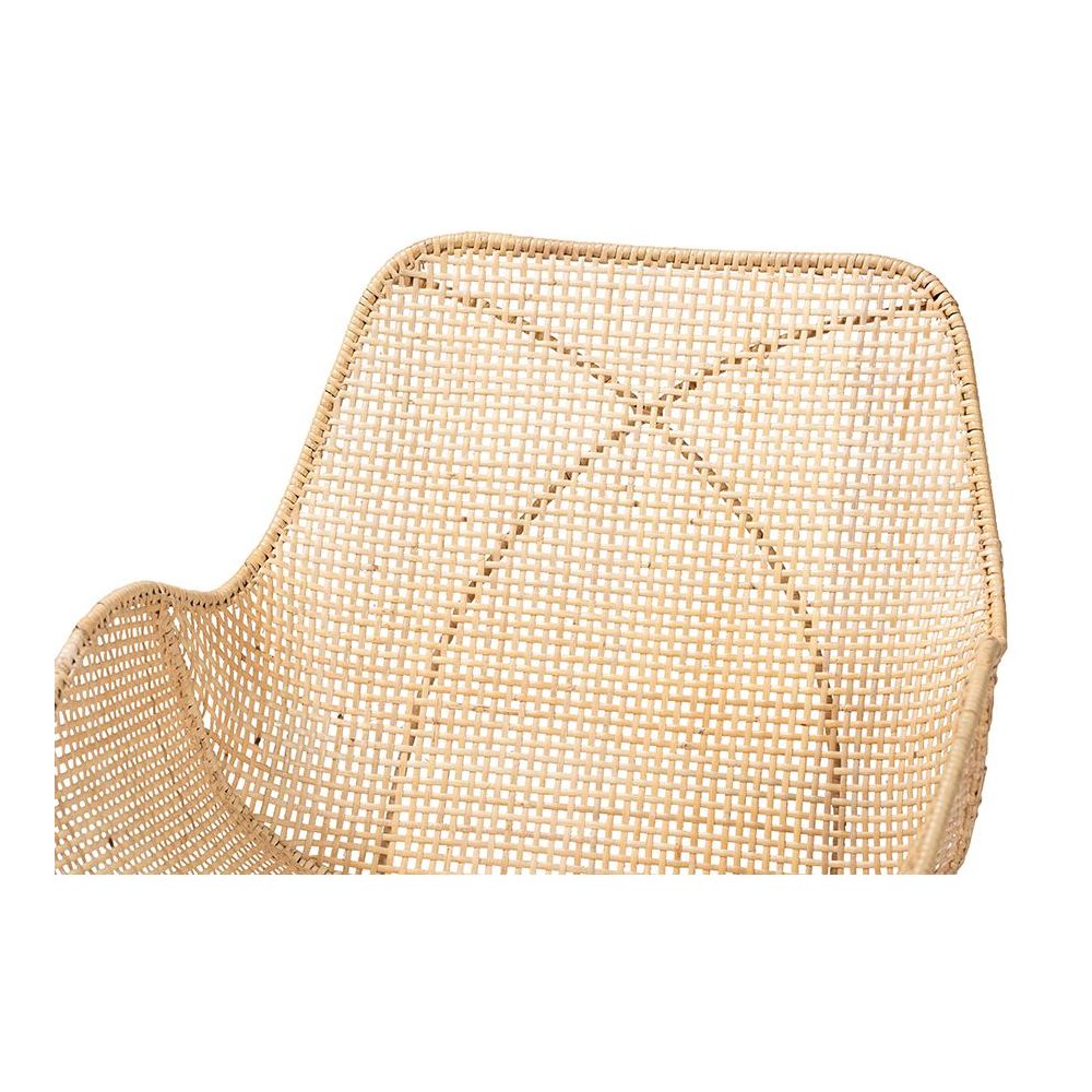 Rattan 2-Piece Dining Chair Set