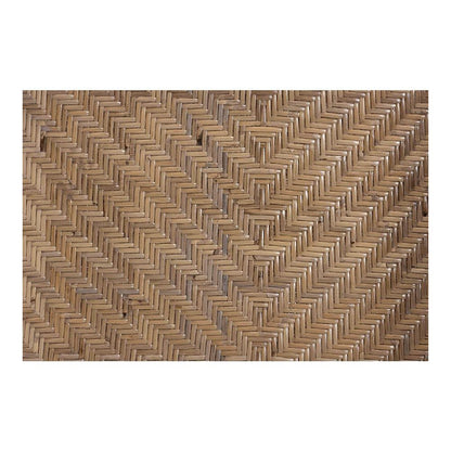 bali & pari Kyoto Modern Bohemian Natural Brown Rattan Dining Chair