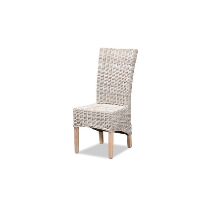 Natural Brown Finished Wood Dining Chair