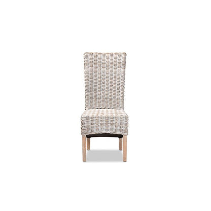 Natural Brown Finished Wood Dining Chair