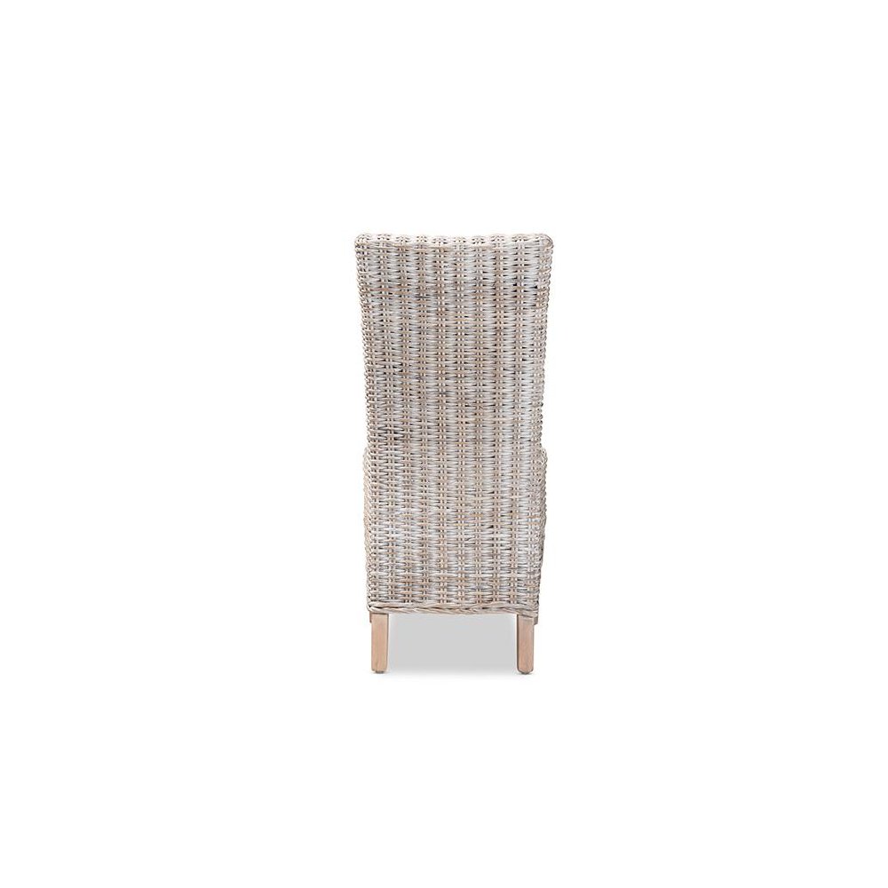 Natural Brown Finished Wood Dining Chair
