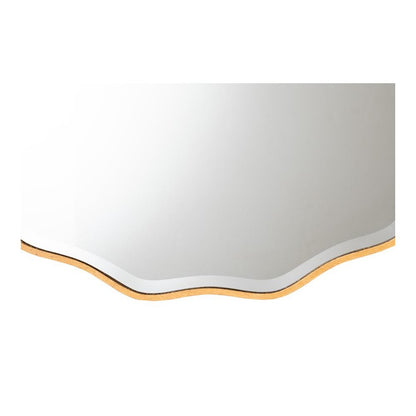 Weston Modern Glam and Luxe Antique Goldleaf Finished Wood Accent Wall Mirror