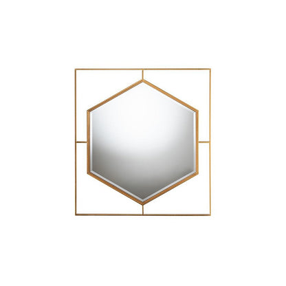 Gates Modern Glam and Luxe Antique Goldleaf Metal Accent Wall Mirror