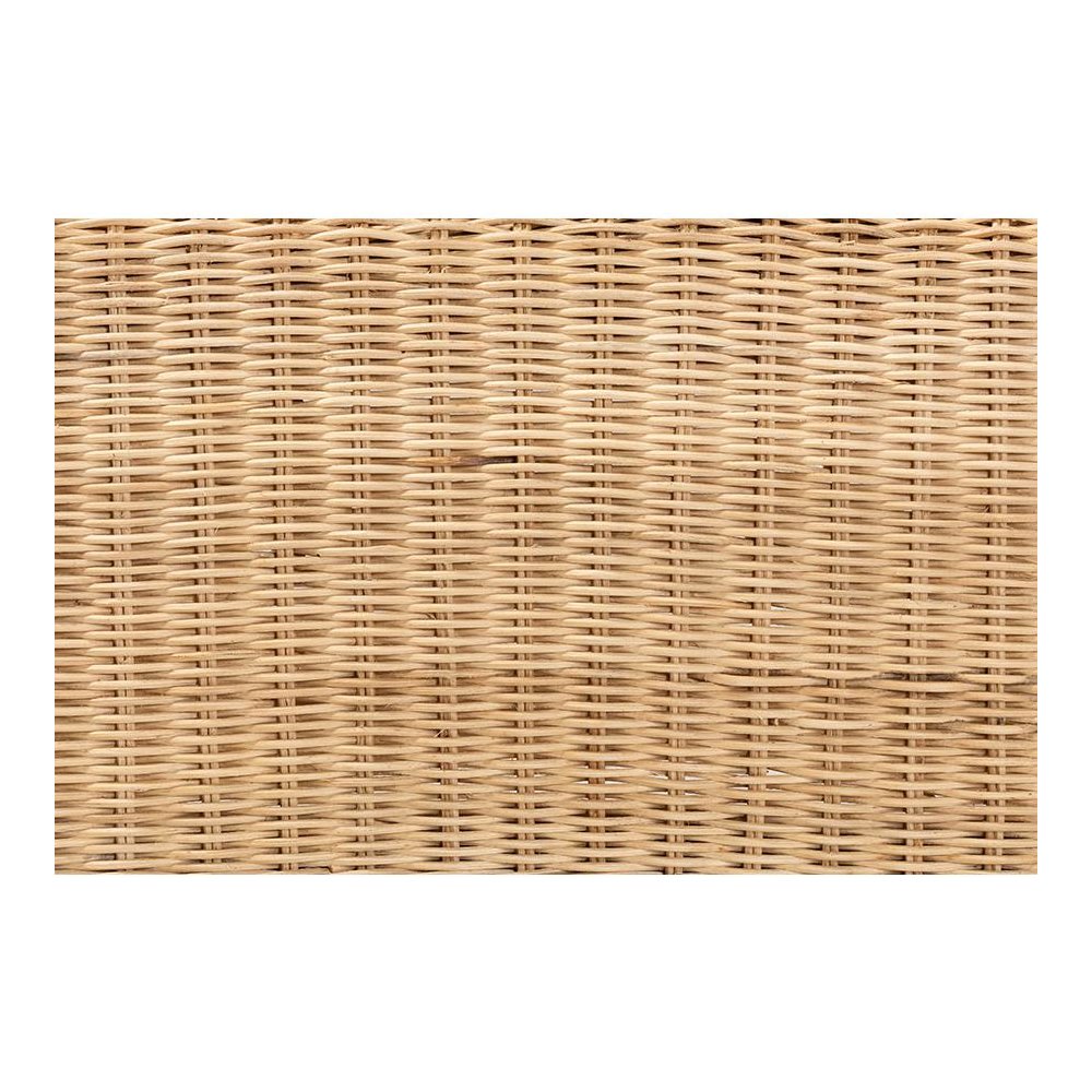bali & pari Putri Modern Bohemian Natural Rattan Arm Chair
