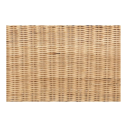 bali & pari Putri Modern Bohemian Natural Rattan Arm Chair
