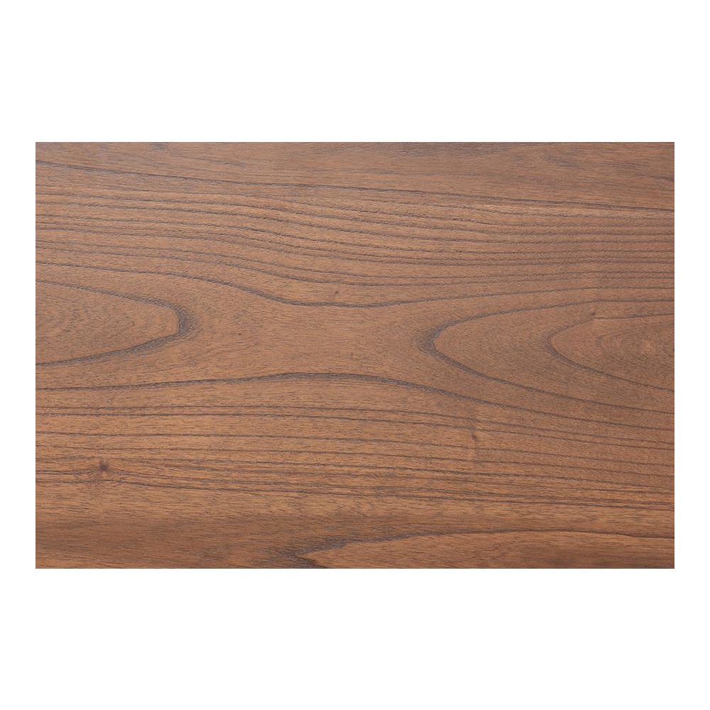 Salvatore Mid-Century Modern Walnut Brown Finished Wood Queen Size Platform Bed