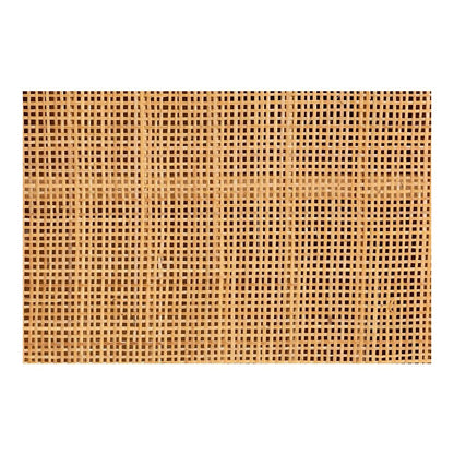 bali & pari Ovalet Modern Bohemian Natural Brown Rattan 2-Door Sideboard