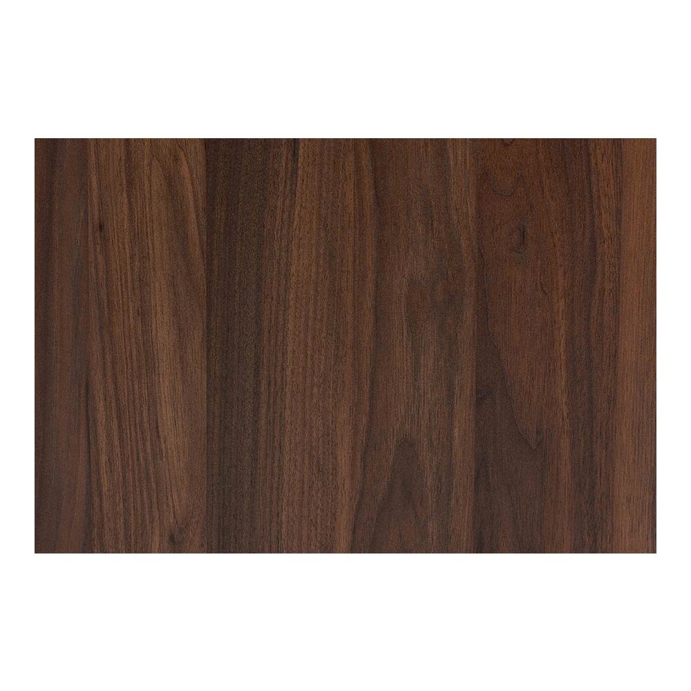 Transitional Walnut Brown Finished Wood 2-Drawer Nightstand