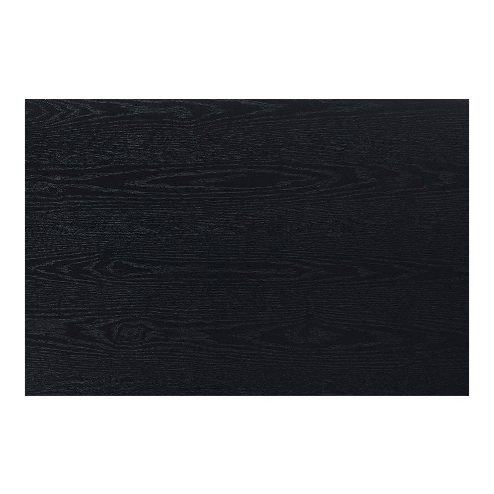 Baxton Studio Sherwin Mid-Century Modern Black Finished Wood Dining Table