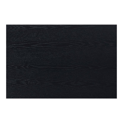 Baxton Studio Sherwin Mid-Century Modern Black Finished Wood Dining Table