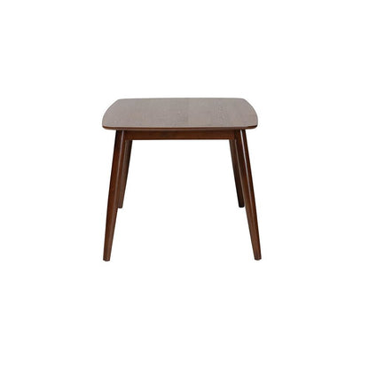 Baxton Studio Flora Mid-Century Modern Walnut Brown Finished Wood Dining Table