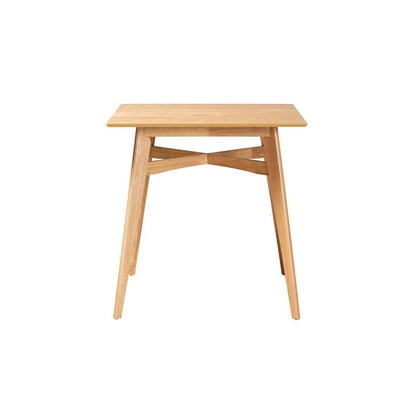 Leena Mid-Century Modern Natural Oak Finished Wood Counter Height Pub Table