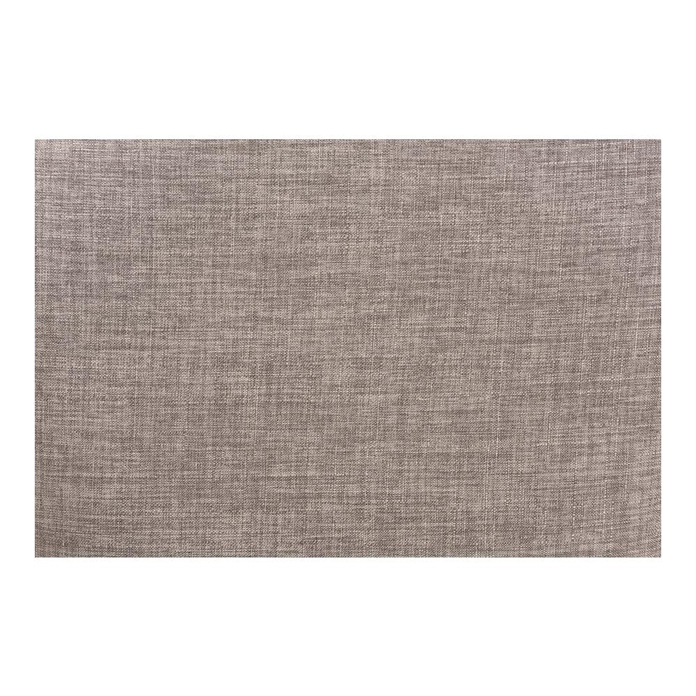 Grey Fabric and Walnut Brown Finished Wood 7-Piece Dining Set