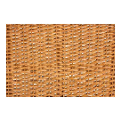 bali & pari Wakana Modern Bohemian Natural Brown Rattan Console Table