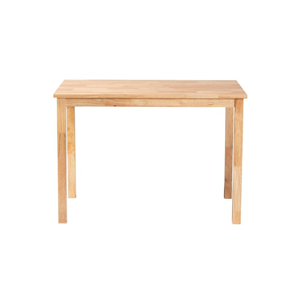 Baxton Studio Eveline Modern Natural Brown Finished Wood 43-Inch Dining Table