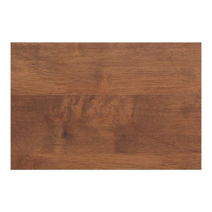 Deance Retro-Modern Walnut Brown Finished Wood Queen Size Platform Bed