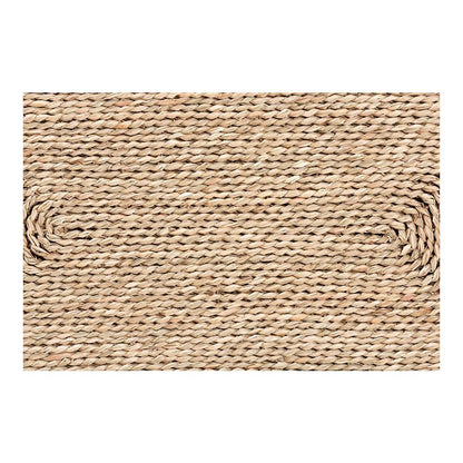 Adonica Modern Bohemian Natural Brown Jute and Wood End Table