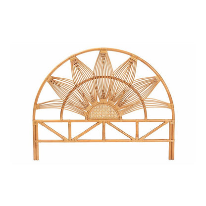 Jasmine Modern Bohemian Natural Rattan King Size Standalone Headboard