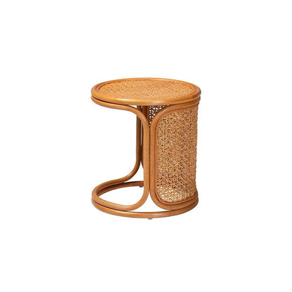 Eldon Bohemian Honey Rattan End Table