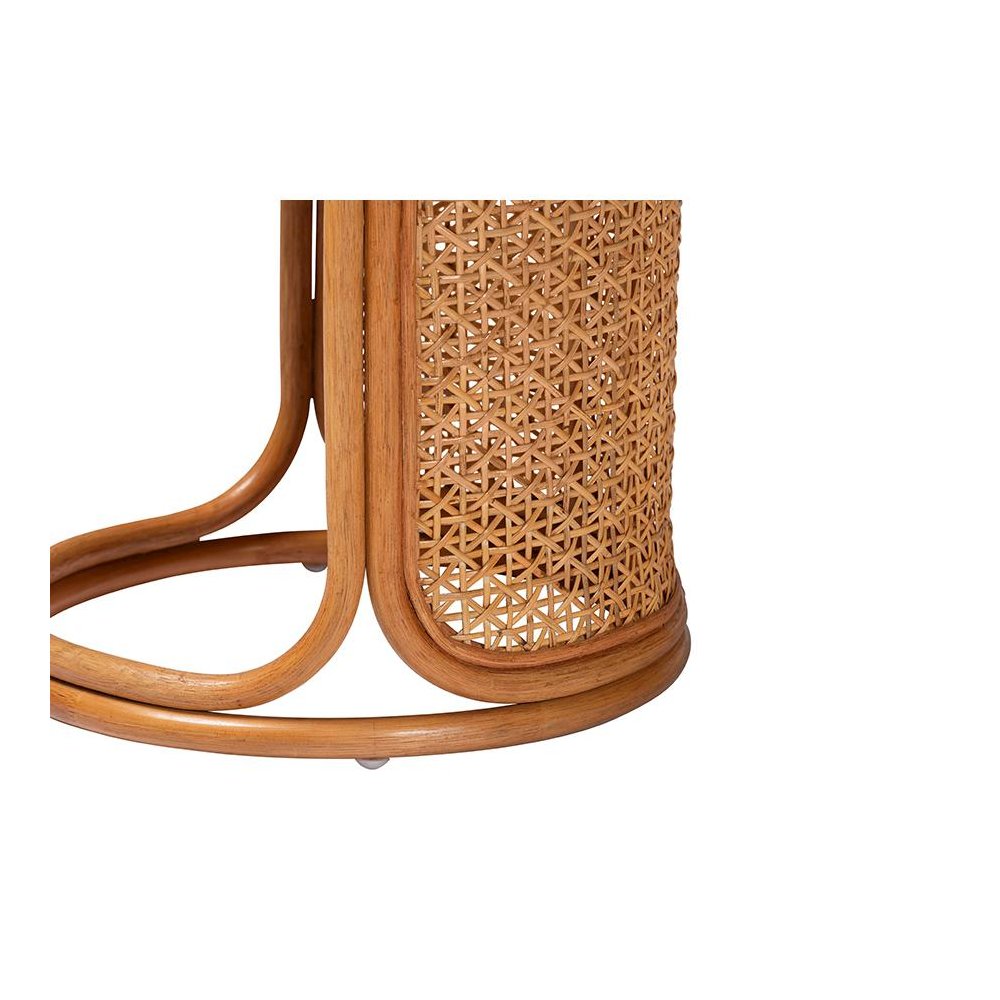 Eldon Bohemian Honey Rattan End Table