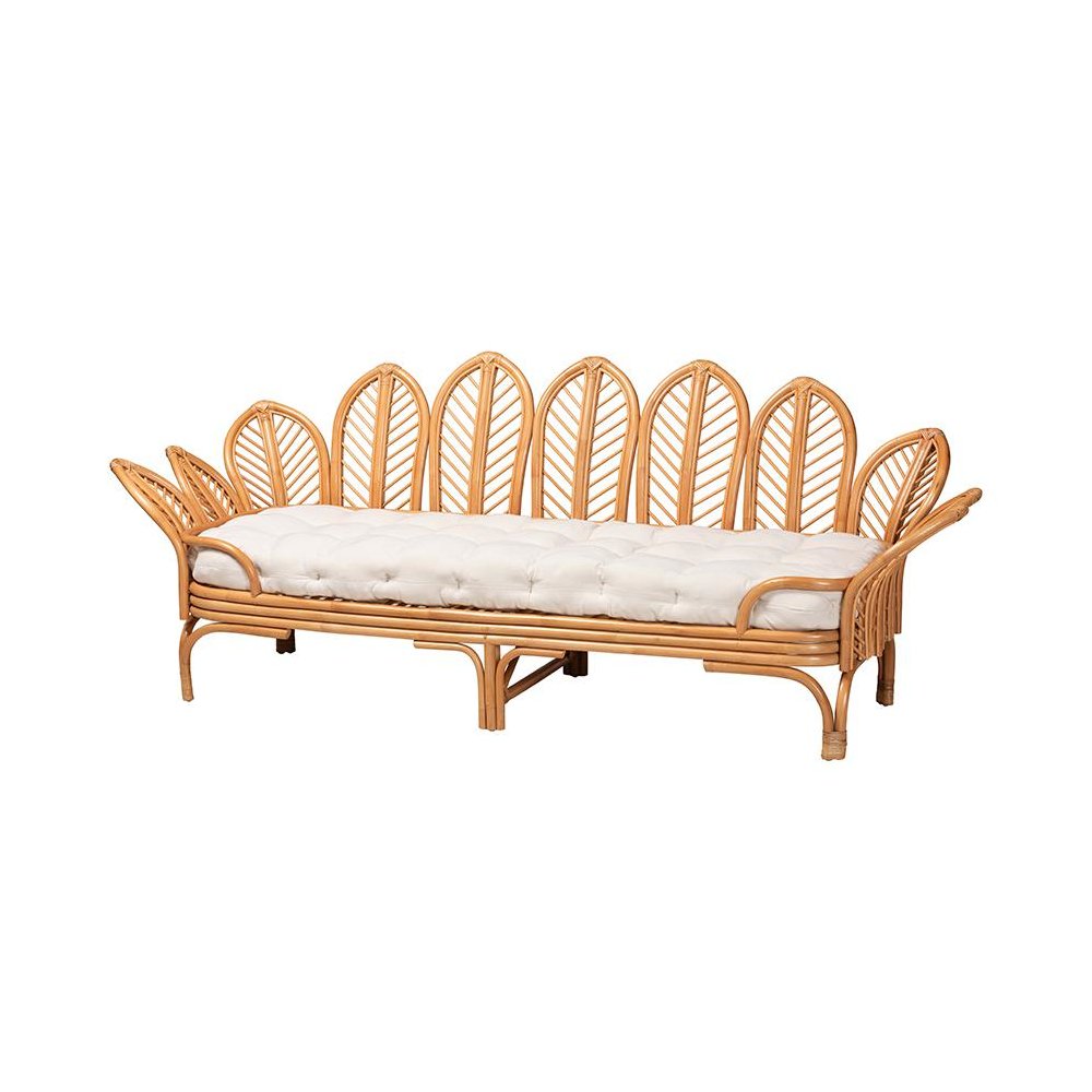 Loften Bohemian Light Honey Rattan Daybed