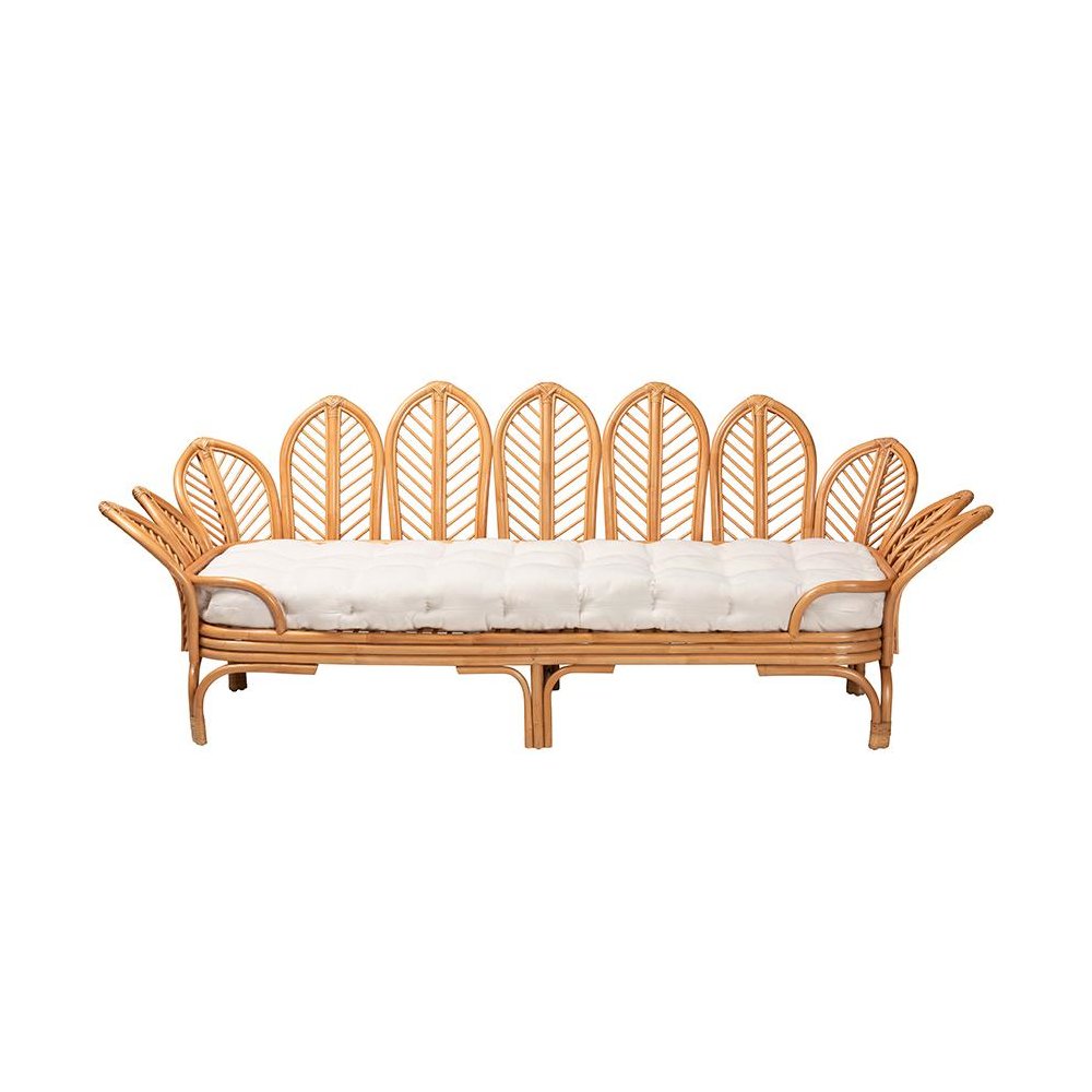 Loften Bohemian Light Honey Rattan Daybed