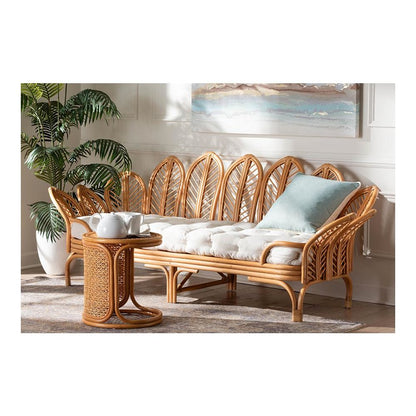 Loften Bohemian Light Honey Rattan Daybed