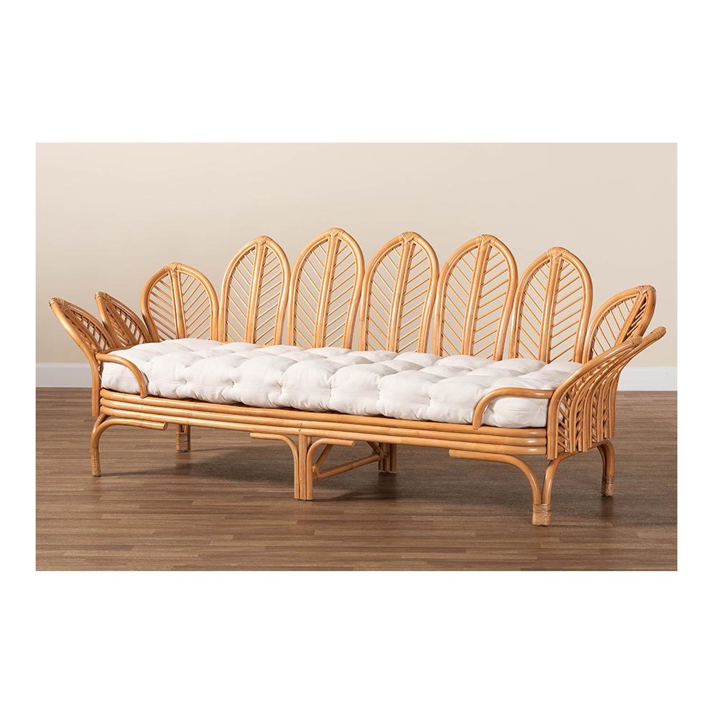 Loften Bohemian Light Honey Rattan Daybed