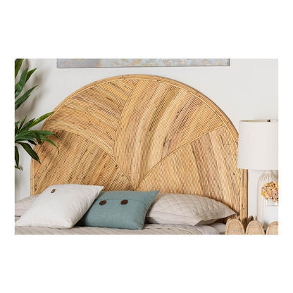 Seana Bohemian Honey Rattan King Size Standalone Headboard