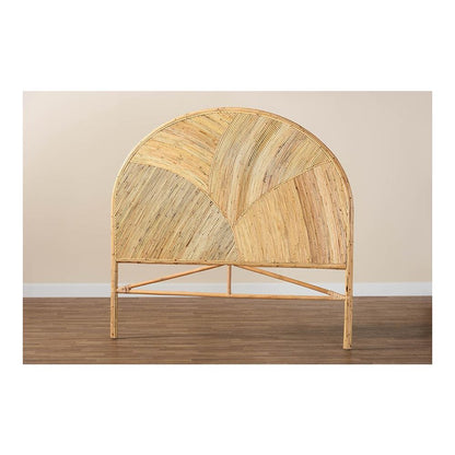 Seana Bohemian Honey Rattan King Size Standalone Headboard