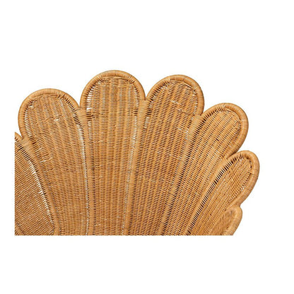 Blossom Bohemian Honey Rattan Accent Flower Chair
