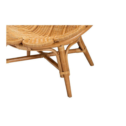 Blossom Bohemian Honey Rattan Accent Flower Chair
