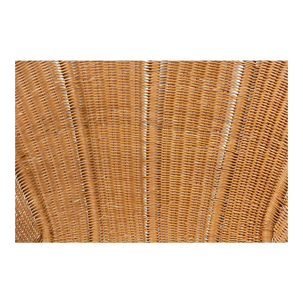 Blossom Bohemian Honey Rattan Accent Flower Chair