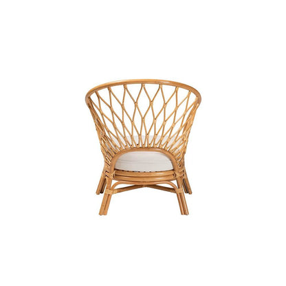 Emmeline Bohemian Honey Rattan Accent Chair