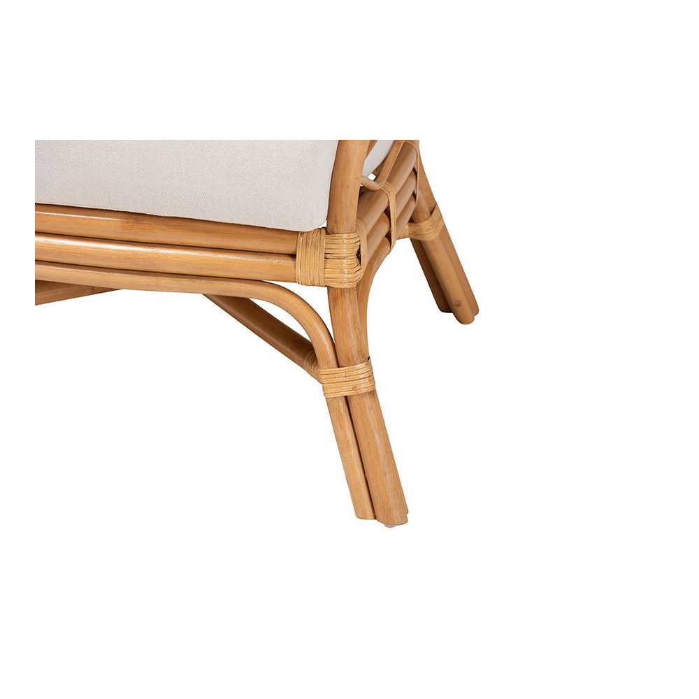 Emmeline Bohemian Honey Rattan Accent Chair